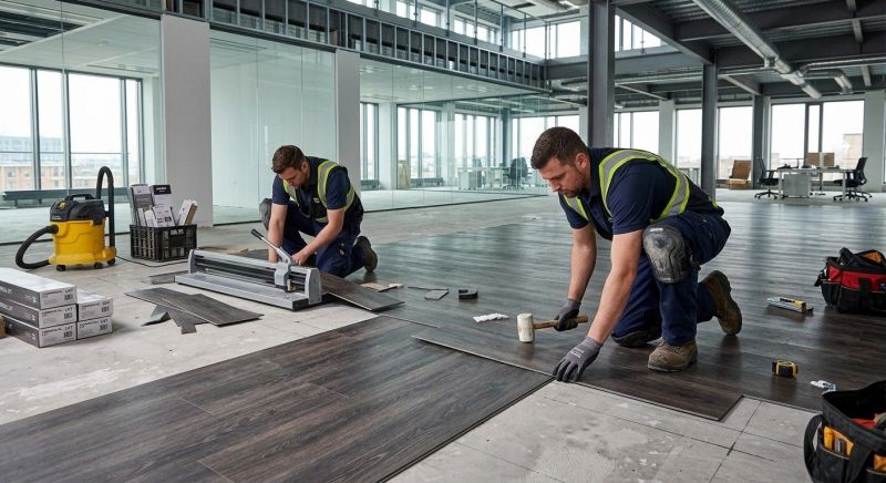 Our team working on Flooring Service projects in Mckinney, TX