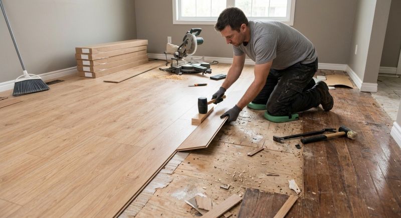 Laminate Floor Installation in Flower Mound, TX