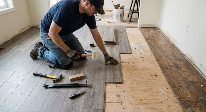 Laminate Floor Replacement in Gunter, TX