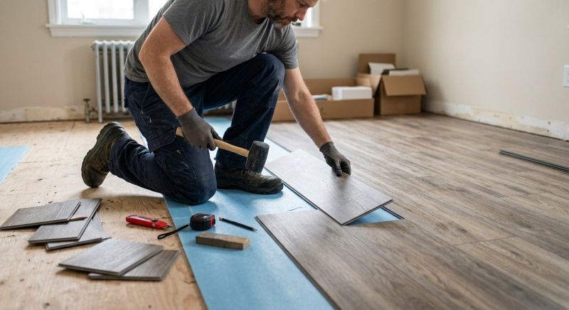 Linoleum Floor Installation in Aubrey, TX