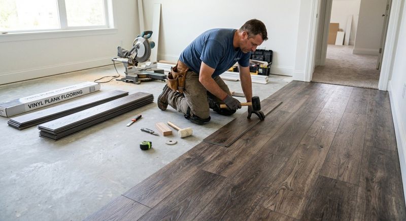 Linoleum Floor Installation in Celina, TX