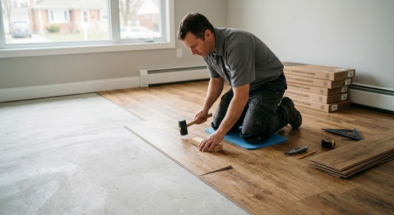 Linoleum Floor Installation in Mesquite, TX