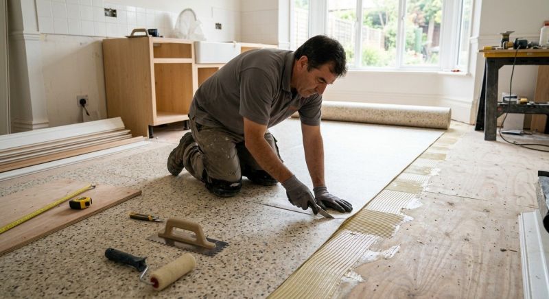 Linoleum Floor Installation in Plano, TX