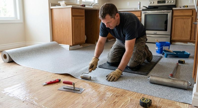 Linoleum Floor Installation in Richardson, TX