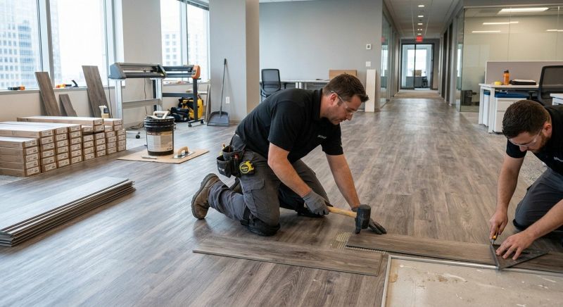 Linoleum Floor Installation in Sachse, TX