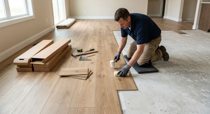 Luxury Vinyl Tile Installation in Blue Ridge, TX