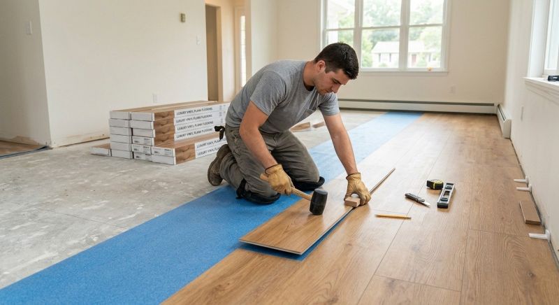 Lvt Flooring Installation in Celina, TX