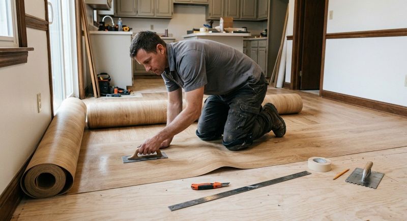 Sheet Flooring Installation in Coppell, TX