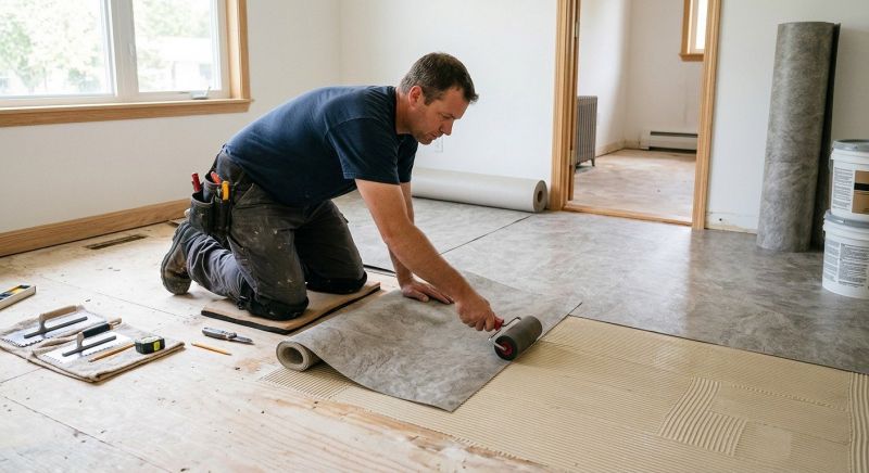 Sheet Flooring Installation in Gunter, TX
