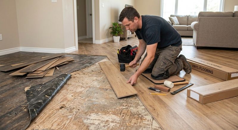 Vinyl Flooring Installation in The Colony, TX
