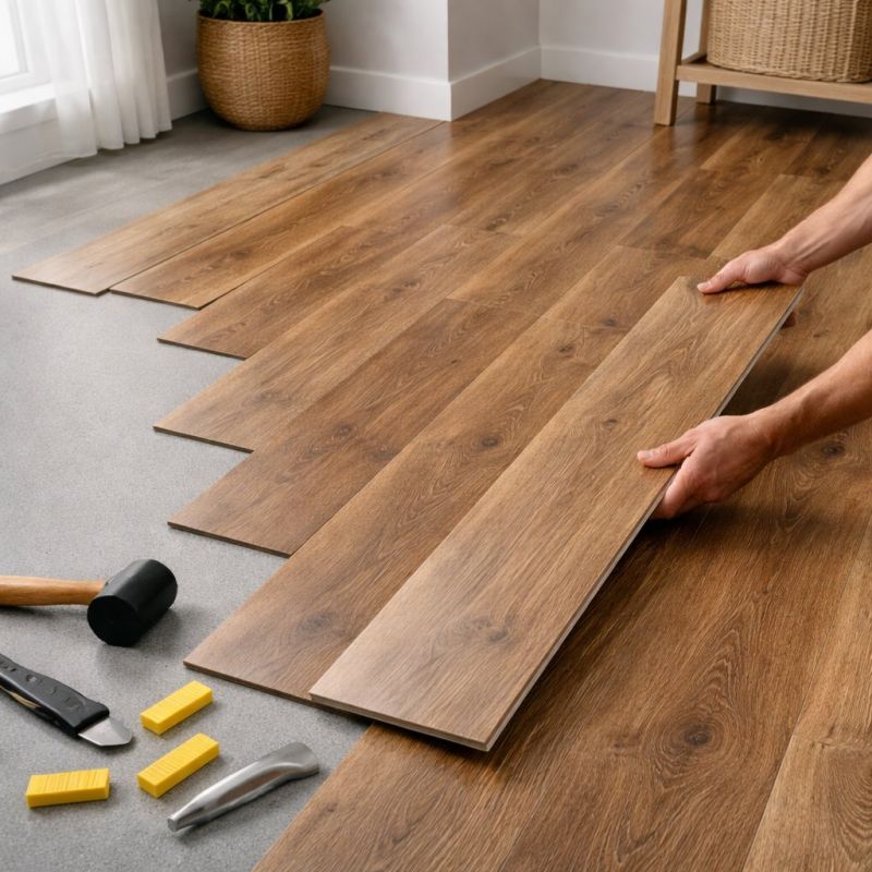 Vinyl Plank Floor Installation in Mckinney, TX