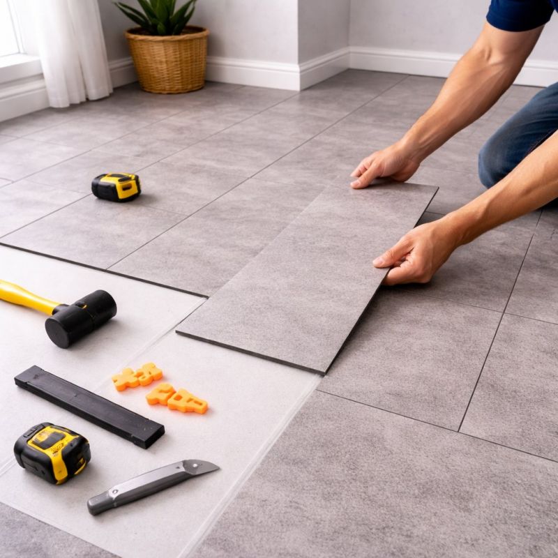 Vinyl Tile Installation in Mckinney, TX
